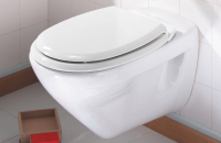 Launch of the first ALLIBERT toilet seat in compressed wood